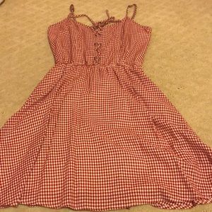 Picnic style mini dress